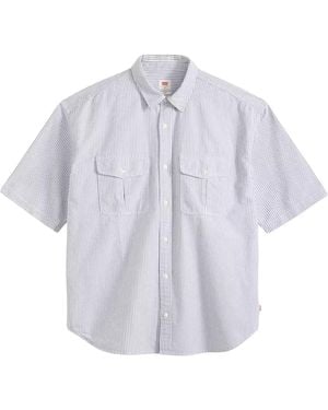 Levi's Levi's Short Sleeve Loose Shirt - Purple
