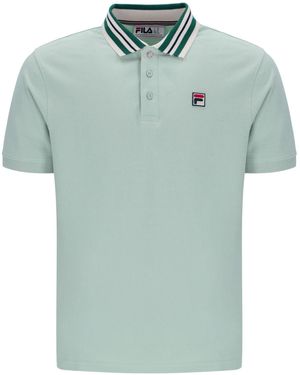Fila Achille Heritage Tape Polo - Green