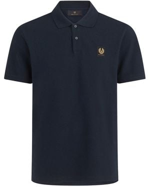 Belstaff Short Sleeve Polo Shirt - Blue