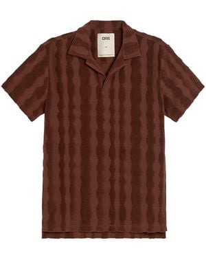 Oas Polo Terry Shirt - Brown