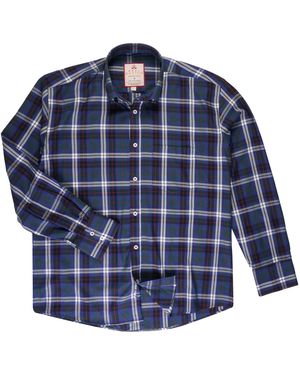 real hoxton Long Sleeve Shirt - Blue