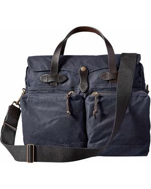 Filson 24 Hour Navy Tin Briefcase 11070140 - Blue