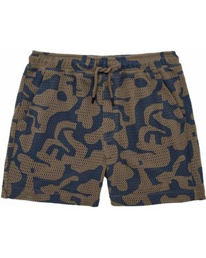 Oas Puzzlotec Net Shorts - Grey