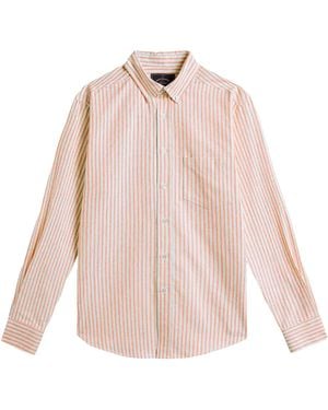 Portuguese Flannel Montebelo Stripe Shirt - Pink