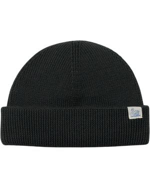 Merz B. Schwanen Merino Wool Watch Cap - Black
