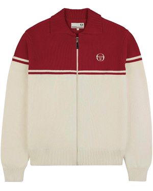 Sergio Tacchini x Stuarts X Stuarts Donato Knitted Track Top - Red