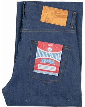 Naked & Famous Weird Guy Workforce Selvedge - Blue