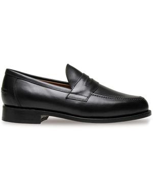 Sanders Aldwych Penny Loafers - Black