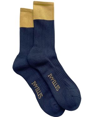 Ivy Ellis Slavic Socks - Blue