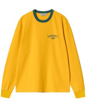 Carhartt Long Sleeve 89 Ringer T-Shirt - Yellow