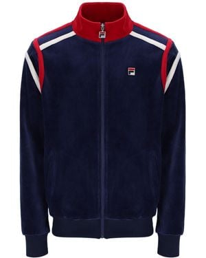 Fila Gabriele Contrast Panel Track Top - Blue