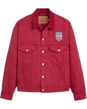 Levi's Levi's U.S. Soccer Type Iii Jacket - Red