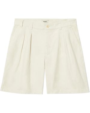 Pompeii3 Wide Pleated Shorts - White