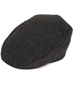 Dents Abraham Moon Flat Cap - Black
