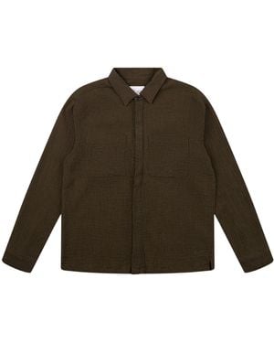 Albam Islington Check Pocket Shirt - Green