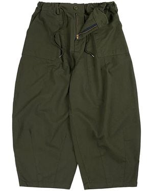 FRIZMWORKS Twill Balloon Trousers - Green