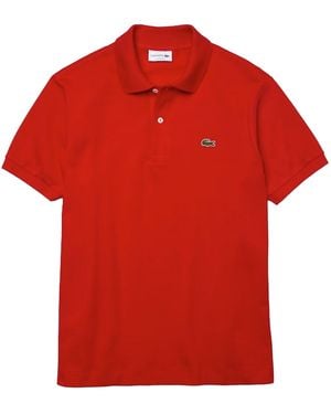 Lacoste Classic Pique Polo Shirt - Red