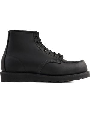 Red Wing Classic Moc Toe Boots - Black