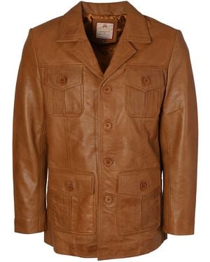 real hoxton Safari Jacket - Brown
