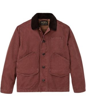 Filson Canvas Outfitter Jacket - Red