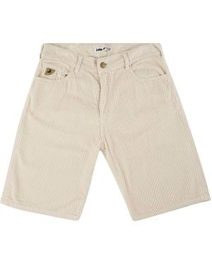 Lois Pepe Jumbo Corduroy Shorts - Natural