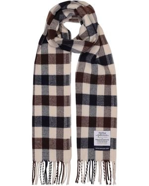 Aquascutum Club Check Scarf - Black