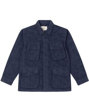 Kestin Jacquard Ripstop Cotton Tyndrum Jacket - Blue