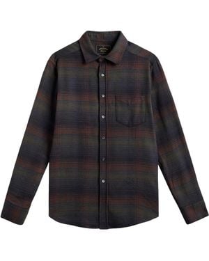 Portuguese Flannel Old Flannel Shirt - Black