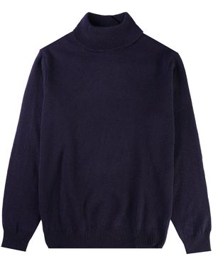 Pittari Wye Turtle Neck Jumper - Blue