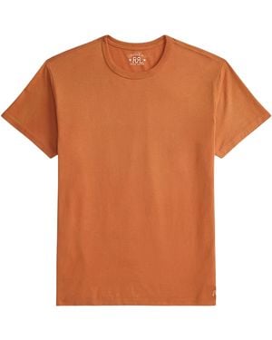 RRL Garment-Dyed Crewneck T-Shirt - Orange