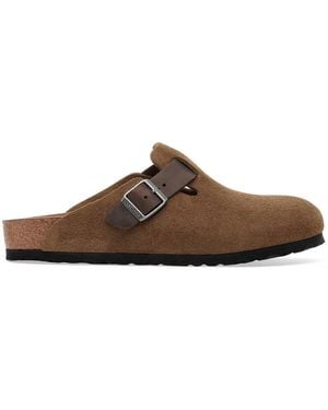 Birkenstock Boston Bs Mixed Leather - Brown