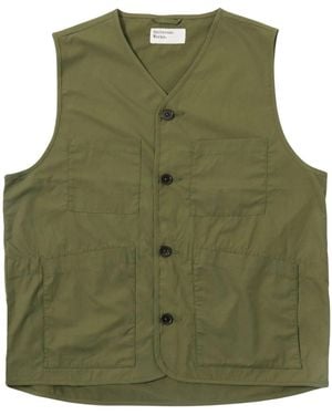 Universal Works City Waistcoat - Green