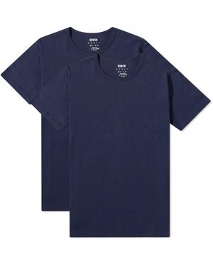 Edwin Double Pack T-Shirt - Blue