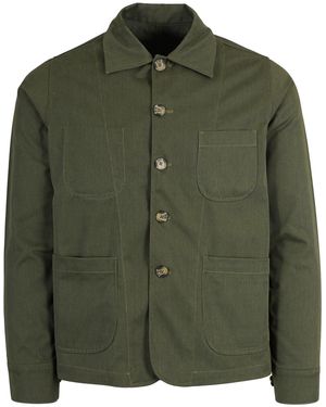 real hoxton Chore Jacket - Green