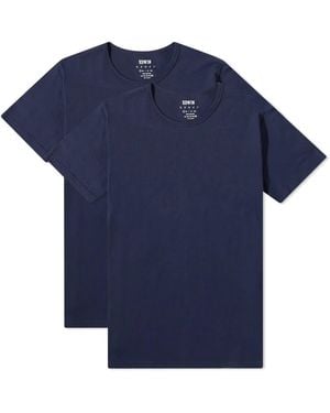Edwin Double Pack T-Shirt - Blue