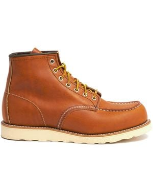 Red Wing Classic Moc Toe Boots - Brown