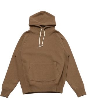 Wonder Looper Double Heavyweight Iron Mordant Foxfibre Pullover Hoodie - Brown