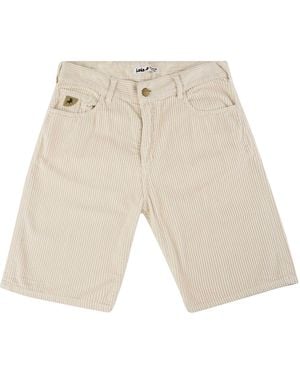 Lois Lois Pepe Jumbo Corduroy Shorts - Natural