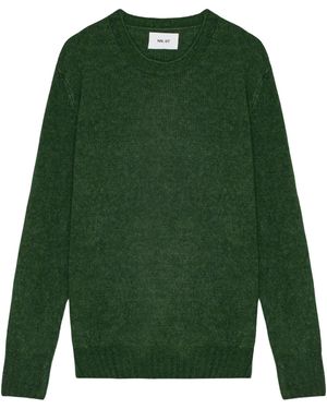 NN07 Lee Merino Wool Jumper - Green