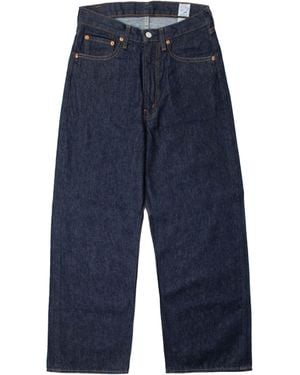 Orslow 100 Super Dad Fit Denim Jeans - Blue