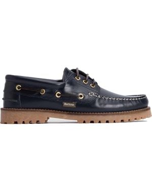 Barbour Re-Engineered Deck Boat Shoes - Blue