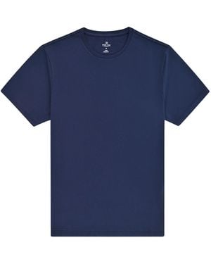 Stuarts London Brian Oak Pure Supima Cotton T-Shirt - Blue