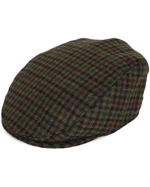 Dents Abraham Moon Flat Cap - Green