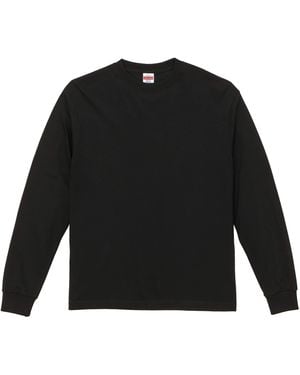 United Athle Classic Heavyweight Long Sleeve 6.2Oz Tee - Black