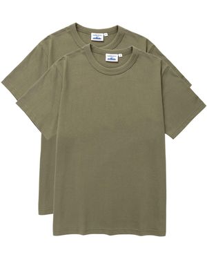 Power Goods 2 Pack Archive T-Shirt - Green