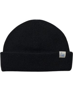 Merz B. Schwanen Merino Wool Watch Cap - Black