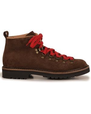 Fracap M120 Suede Boots - Brown