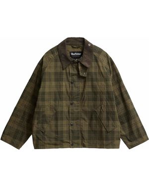Barbour Transport Check Casual Jacket - Green