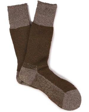 Anonymous Ism Chunky Pile Socks - Brown