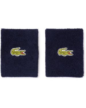 Lacoste Sport Stretch Jersey Wristbands - Blue